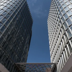 Dual Tower Matching Aluminium Unitized Curtain Wall Section - Aluminium Extrusion Curtain Wall & Facade - 1965.feihuaw...